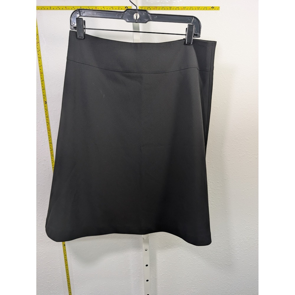 Express Design Studio Black Tailored A-Line Skirt Luxury Stretch Size 8 NWT